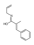 N-Allyl-alpha-methylcinnamamide Structure