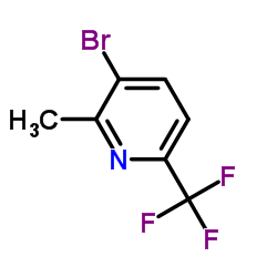 3-Bromo-2-methyl-6-(trifluoromethyl)pyridine Structure
