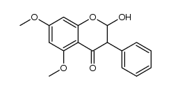 2-hydroxy-5,7-dimethoxy-3-phenyl-chroman-4-one Structure