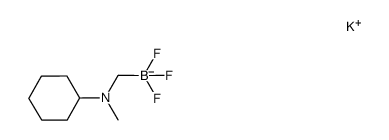 N-环己基-N-甲基氨甲基三氟硼酸钾结构式
