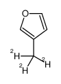 3-Methylfuran-d3结构式
