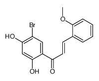 (E)-1-(5-bromo-2,4-dihydroxyphenyl)-3-(2-methoxyphenyl)prop-2-en-1-one结构式