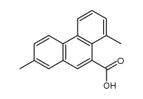 1,7-Dimethyl-phenanthren-carbonsaeure-(10)结构式
