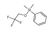 (2,2,2-trifluoroethoxy)dimethylphenylsilane Structure