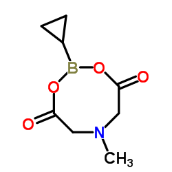 环丙基硼酸甲基亚氨基二乙酸酯结构式