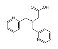 2-[bis(pyridin-2-ylmethyl)amino]acetic acid Structure