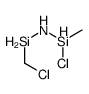 chloro-[[chloro(methyl)silyl]amino]silylmethane结构式