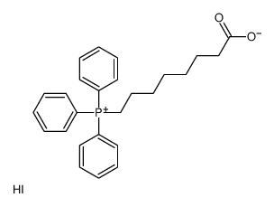 7-carboxyheptyl(triphenyl)phosphanium,iodide Structure