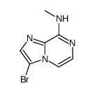 3-Bromo-N-methylimidazo[1,2-a]pyrazin-8-amine Structure