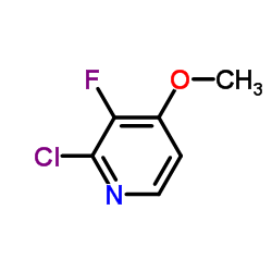 2-Chloro-3-fluoro-4-methoxypyridine Structure