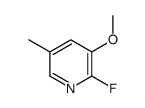 2-fluoro-3-methoxy-5-methylpyridine structure