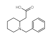 1-(苯基甲基)-2-哌啶乙酸结构式