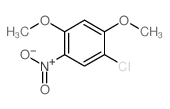 Benzene,1-chloro-2,4-dimethoxy-5-nitro- Structure