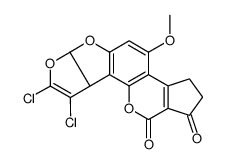 Aflatoxin B1-8,9-dichloride Structure