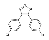 4,5-bis(4-chlorophenyl)-1,2,3-triazole结构式