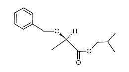 (R)-(+)-isobutyl O-benzyllactate结构式