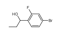 1-(4-bromo-2-fluorophenyl)propan-1-ol结构式
