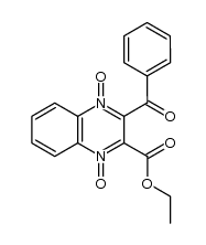 ethyl 3-benzoylquinoxaline-2-carboxylate 1,4-dioxide结构式
