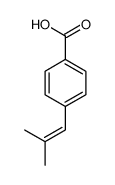 4-(2-methylprop-1-enyl)benzoic acid结构式