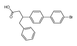 3-(4'-Bromo-biphenyl-4-yl)-4-phenyl-butyric acid Structure