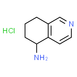 5,6,7,8-四氢异喹啉-5-胺盐酸盐结构式