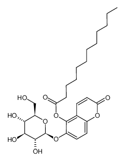 altheacoumaryl glucoside Structure
