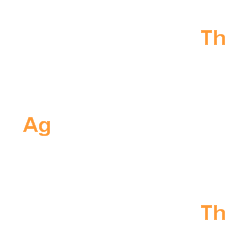 silver,thorium Structure