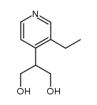 2-(3-ethyl-[4]pyridyl)-propane-1,3-diol Structure