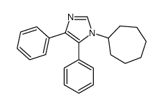 1-环庚基-4,5-二苯基咪唑结构式