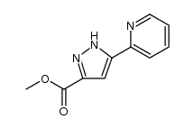 5-(2-吡啶基)吡唑-3-甲酸甲酯结构式