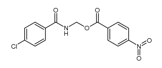 (4-chlorobenzamido)methyl 4-nitrobenzoate Structure