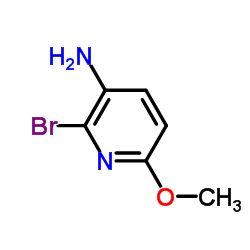 2-Bromo-6-methoxy-3-pyridinamine structure