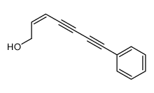 7-PHENYL-4,6-DIYN-HEPT-2-EN-1-OL结构式