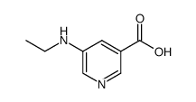 5-(ethylamino)pyridine-3-carboxylic acid Structure