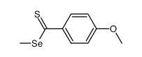 Se-methyl 4-methoxybenzoselenothioate Structure