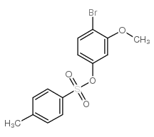4-BROMO-3-METHOXYPHENYL PARATOSYLATE结构式