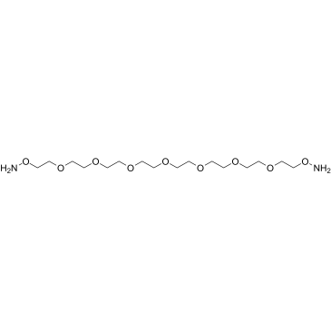 Bis-aminooxy-PEG7 Structure