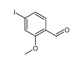 4-碘-2-甲氧基苯甲醛结构式
