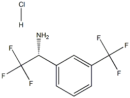 (R)-2,2,2-Trifluoro-1-(3-(trifluoromethyl)phenyl)ethanamine hydrochloride picture