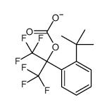 [2-(2-tert-butylphenyl)-1,1,1,3,3,3-hexafluoropropan-2-yl] carbonate Structure