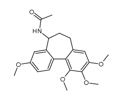 N-acetylcolchinol methyl ether Structure