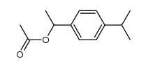 1-(4-isopropylphenyl)ethyl acetate Structure