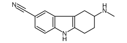 3-(Methylamino)-2,3,4,9-tetrahydro-1H-carbazole-6-carbonitrile Structure