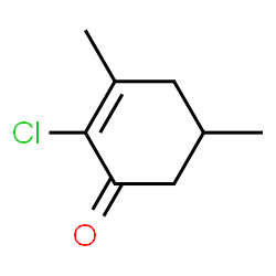 2-Cyclohexen-1-one,2-chloro-3,5-dimethyl-结构式