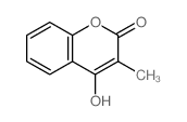 2H-1-Benzopyran-2-one,4-hydroxy-3-methyl- Structure