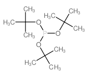 Phosphorous acid,tris(1,1-dimethylethyl) ester Structure