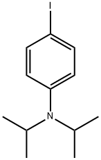 4-iodo-n,n-bis(1-methylethyl)benzenamine Structure