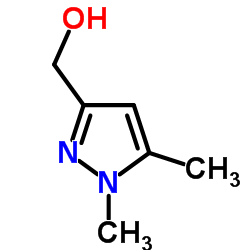 1,5-二甲基-1H-吡唑-3-甲醇结构式