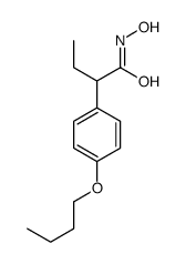 2-(p-Butoxyphenyl)butyrohydroxamic acid Structure
