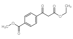 ethyl 4-methoxycarbonylbenzoylacetate Structure